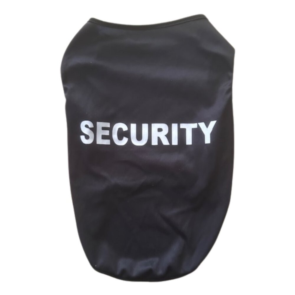 NWOT Black/White Security Dog Shirt Costume